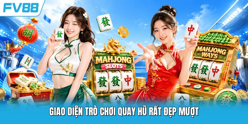 Giao diện trò chơi quay hũ rất đẹp mượt